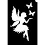 Glittertattoo Stencil Hada Mariposa (pack de 5)