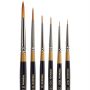 Kingart Original Gold® 9000 Series, Taklon dorado redondo, set de 6