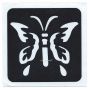 Glittertattoo Stencil Mariposa de Primavera (pack de 5)