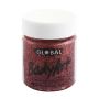 Global Bodyart Glittergel Rojo