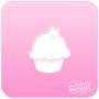 Cupcake con plantilla Silly Farm