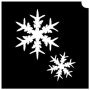 Plantillas Glittertattoo Twin Snowflakes (pack de 5)