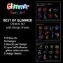 Lo mejor de Glimmer Collection Glitter Tattoo Set