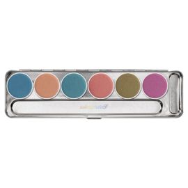 Kryolan Aquacolor Interferenz paleta 6 colores