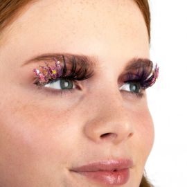 Pxp False Glitter Eyelashes |Solar Calypso Style