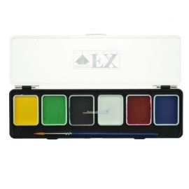 Diamond Fx 6 Colores Facepainting Pallette