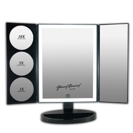 Triptych LED Make-up Mirror