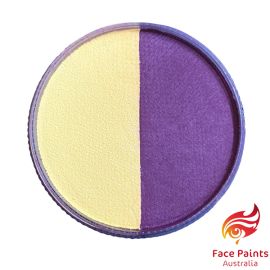 Facepaint Australia 50/50 Lemon Chiffon & Burgundy 30g