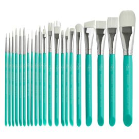 Global Springback Facepaintingbrushes Complete Set 23pk