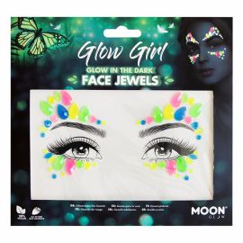 Face Jewels Glow In The Dark Glow Girl