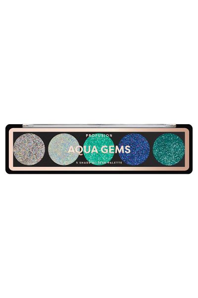 Paleta de purpurinas Profusion Aqua Gems