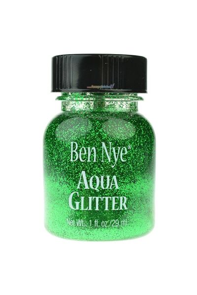 Ben Nye Aqua Glitter Verde Neón