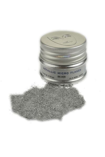 Kryolan Micro Copos Metálicos Plata