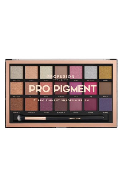 Paleta de sombras de ojos Profusion Pro Pigment 