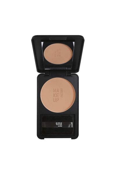 Base de maquillaje compacta mineral Make Up Factory Tan