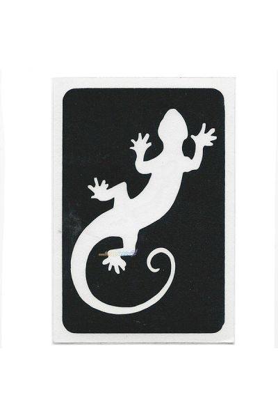 Glitter Tattoo Stencil Gecko (pack de 5)