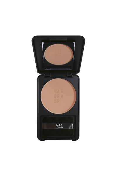 Base de maquillaje compacta mineral Make Up Factory Caramel