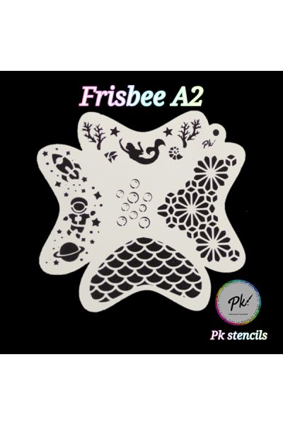 Frisbee FacepaintingPlantilla A2