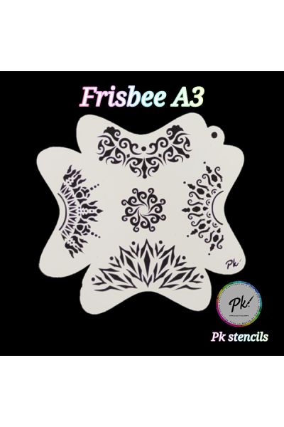 Frisbee Facepaintingplantilla A3