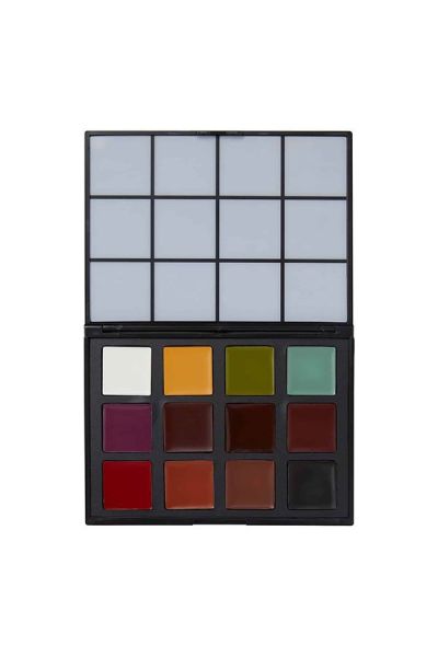 Global Colors Cream FX - Paleta de 12 colores para rostro y cuerpo