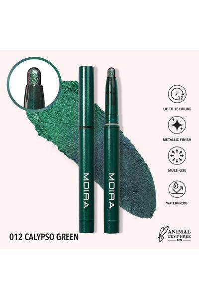 Moira Stellar Glaze Sombra en barra Calypso Green 12