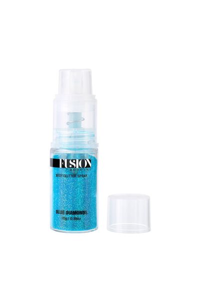 Fusion Glitter Pump Spray Diamantes Azules