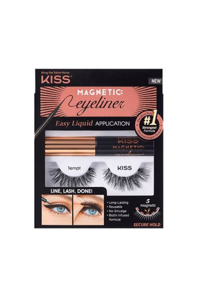 Kiss Magnetic Eyeliner & Lash Kit 02 Tempt