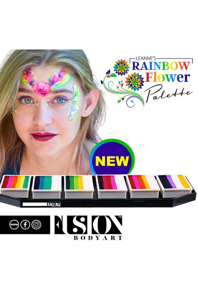 Leanne's Rainbow Flower Palette