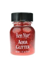 Ben Nye Aqua Glitter Rojo