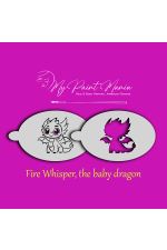 Plantilla Facepainting Fire Whisper The Baby Dragon