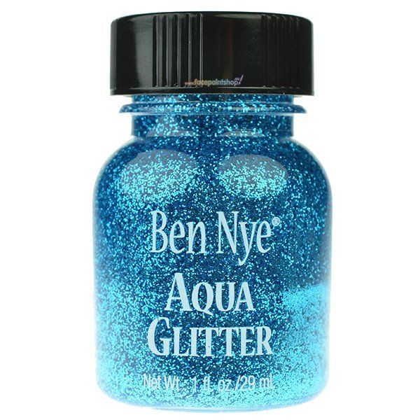 Ben Nye Aqua Glitter Azul