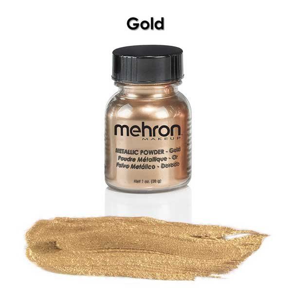 Mehron Polvo Metálico Dorado