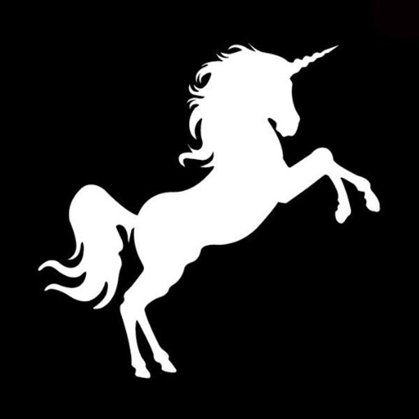 Glittertattoo Stencil Unicornio Mítico (pack de 5)