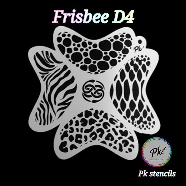 Frisbee FacepaintingPlantilla D4