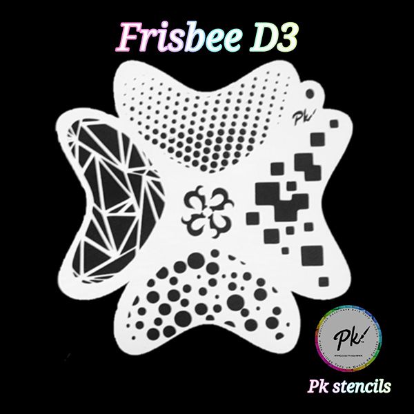 Frisbee FacepaintingPlantilla D3