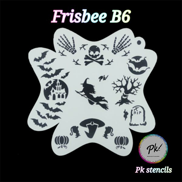 Frisbee FacepaintingPlantilla B6