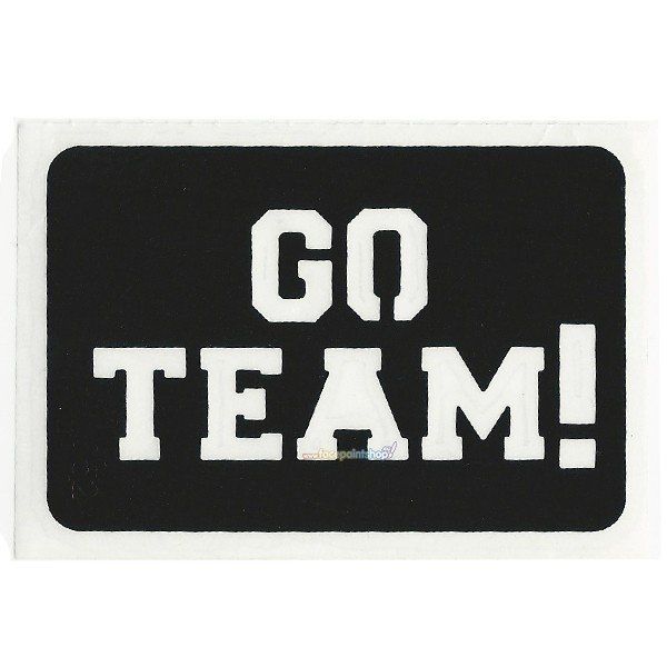 Plantilla Glittertattoo Go Team (pack de 5)