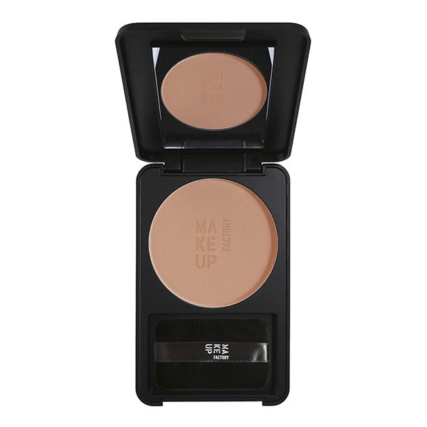 Base de maquillaje compacta mineral Make Up Factory Caramel