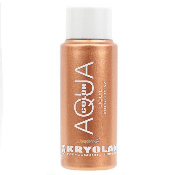 Kryolan Aquacolor Interferenz Bronce Líquido