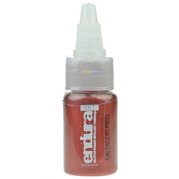 Endura Maquillaje/Pincel (Rojo metalizado) 15ml