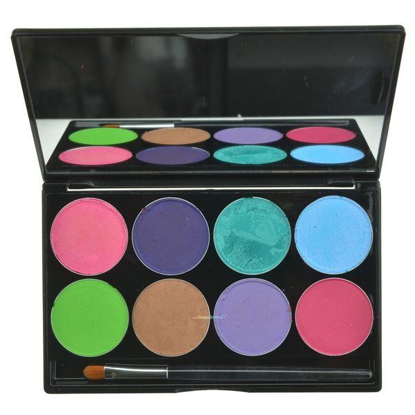 Mehron Paradise Makeup AQ Paleta de 8 Colores Pastel