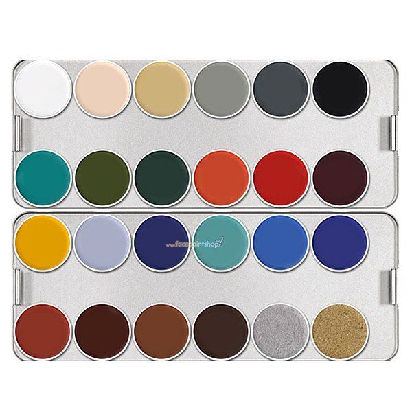 Paleta Kryolan Supracolor 24 Colores (Paleta K)