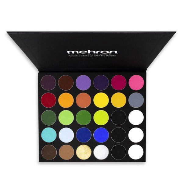 Paleta de 30 colores Mehron Make Up AQ