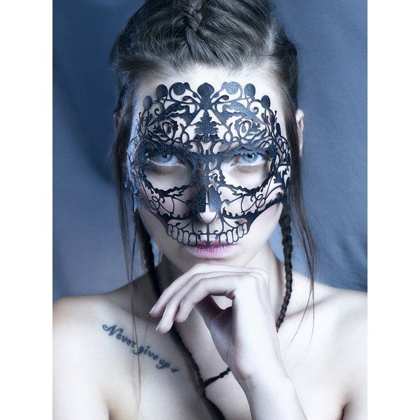 Máscara de calavera Face Lace