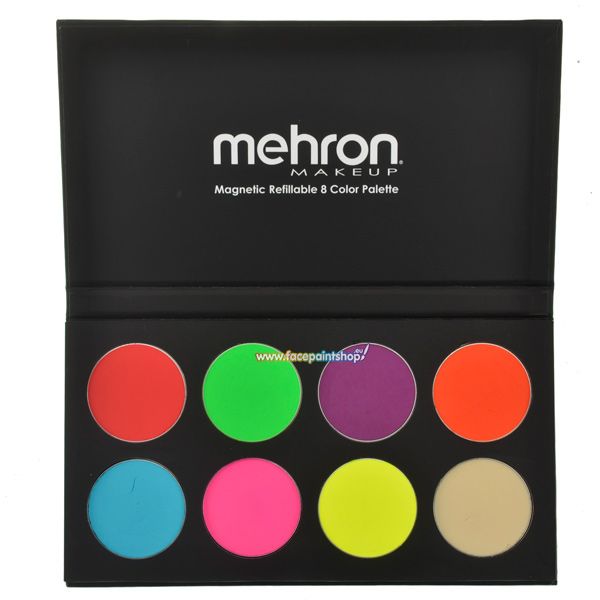 Paradise Makeup AQ - Paleta de 8 colores - Neon UV Glow