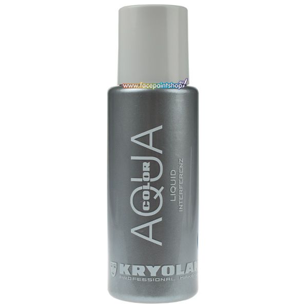 Kryolan Aquacolor Interferenz Líquido Plata 150ml