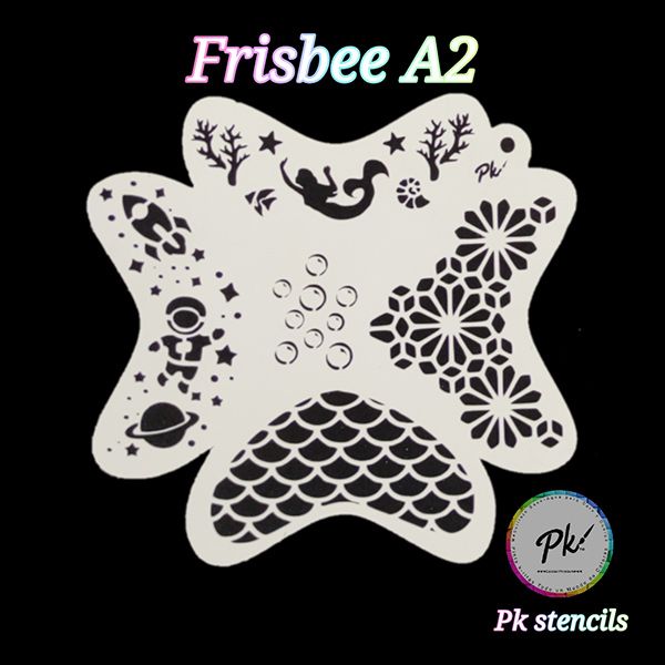 Frisbee FacepaintingPlantilla A2