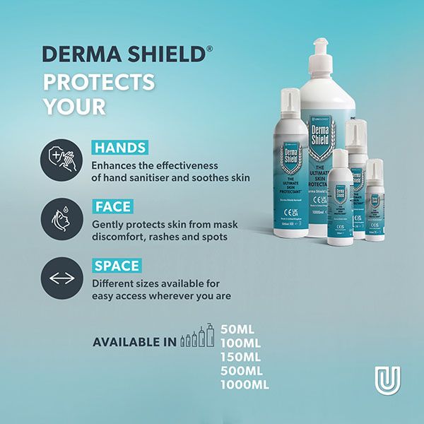 Derma Shield Espuma Protectora de la Piel 150ml