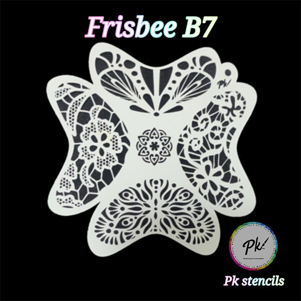 Frisbee FacepaintingPlantilla B7