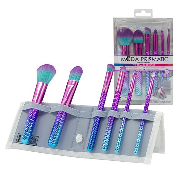 Royal Brush Moda Prismatic Kit de 7 piezas Total Face Flip